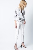 Thumbnail for your product : Zadig & Voltaire Deana Patch Strass Jeans