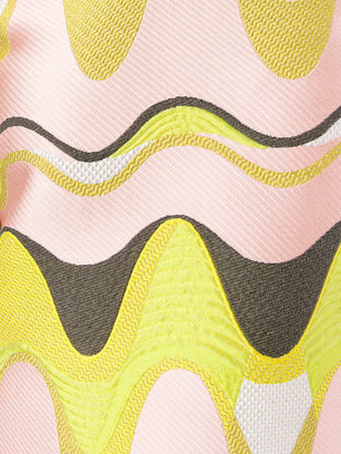 Emilio Pucci jacquard triangle print shift dress