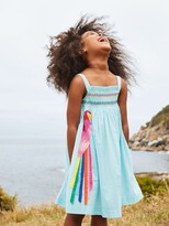 Thumbnail for your product : Boden Kids' Parrot Applique Ticking Stripe Sun Dress, Blue