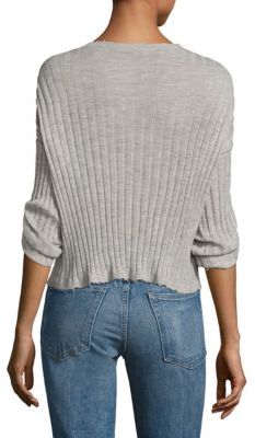 Helmut Lang Ribbed Cashmere Top