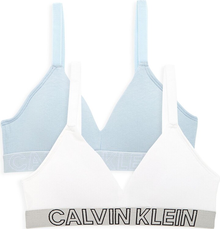Calvin Klein Girl's 2-Pack Triangle Bra Set - ShopStyle