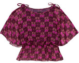 Thumbnail for your product : Anna Sui Printed Silk-Georgette Blouse