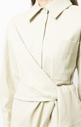GOEN.J Knotted-Detail Shirt Dress
