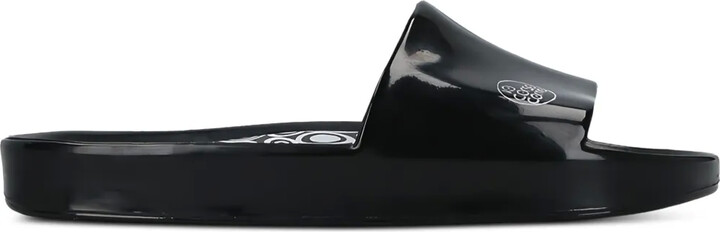 Melissa x 10 CORSO COMO logo-print slides