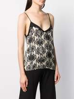 Thumbnail for your product : Essentiel Antwerp snakeskin-print Titus top