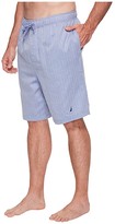 Thumbnail for your product : Nautica Big Tall Herringbone Sleep Shorts (Blue Bone) Men's Pajama