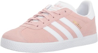 pink and white addidas