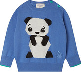 Thumbnail for your product : Bonnie Baby Perry panda intarsia knitted sweater 2-3 years