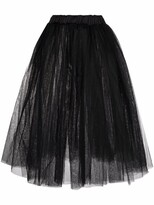 Thumbnail for your product : Alchemy x Lia Aram A-line tulle midi skirt