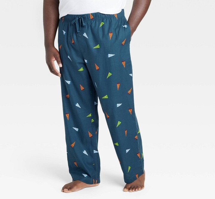 Men's Big & Tall Plaid Flannel Pajama Pants Goodfellow & Co™ Dark