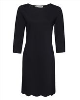 Thumbnail for your product : Jaeger Jersey Scalloped Hem Dress