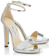 Thumbnail for your product : Jimmy Choo Misty 120 Leather Sandals