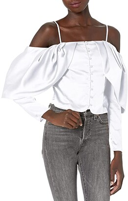 guess cold shoulder top