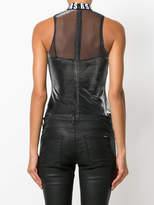 Thumbnail for your product : Versus branded collar bodysuit