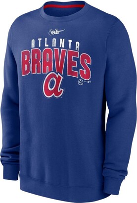 Nike Men's Royal Atlanta Braves Cooperstown Collection Team Shout Out  Pullover Sweatshirt - ShopStyle