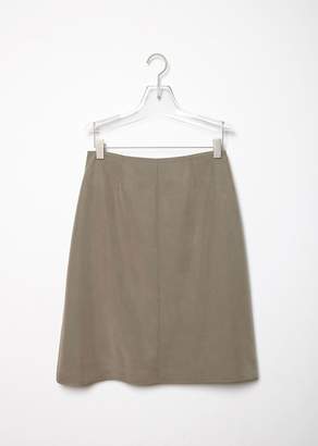 La Garçonne Moderne New Slip Skirt Khaki