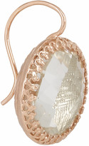 Thumbnail for your product : Larkspur & Hawk Olivia Button rose gold-dipped topaz earrings