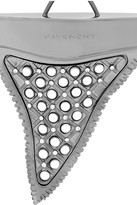 Thumbnail for your product : Givenchy Shark Tooth necklace in ruthenium-tone brass and faux pearl