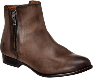 frye carly double zip bootie