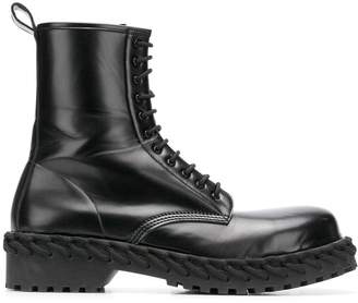 Balenciaga lace-up ankle boots