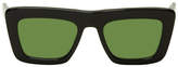 Thumbnail for your product : Thom Browne Black TB-415 Sunglasses