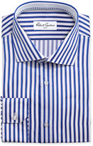 Thumbnail for your product : Robert Graham Burt Striped Pattern-Textured Dress Shirt, Dark Blue
