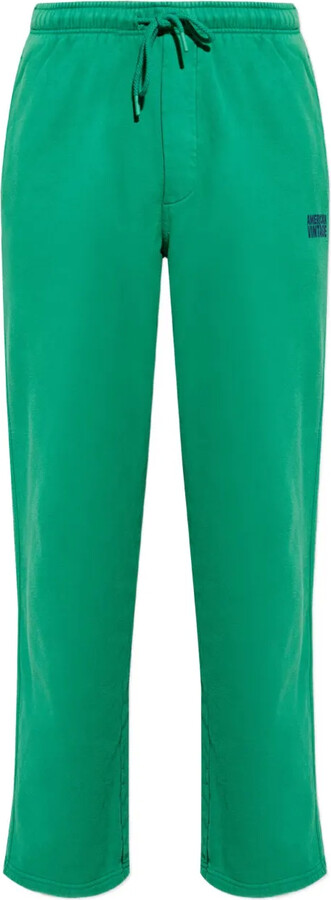 American Vintage Plizzy logo-print track pants