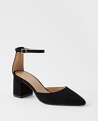 Suede Ankle Strap Pumps | Shop the world’s largest collection of ...