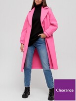 Thumbnail for your product : Very Single Breasted Coat - Pink