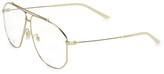 Thumbnail for your product : Gucci 63MM Aviator Optical Glasses