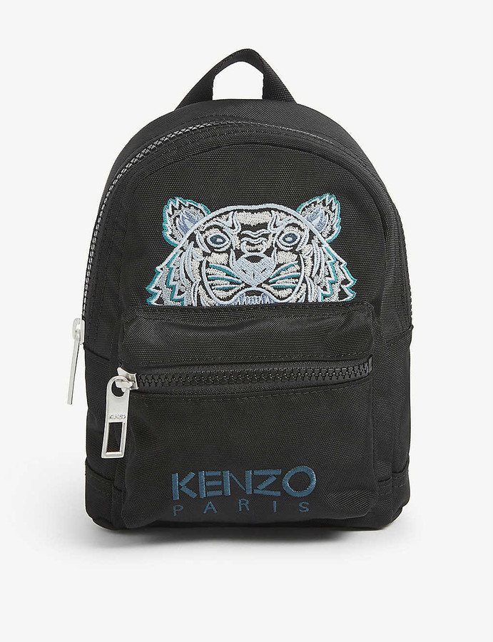 kenzo mini tiger canvas backpack