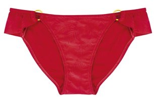 Marie Meili Red Panties Swimsuit Bottom Florida.