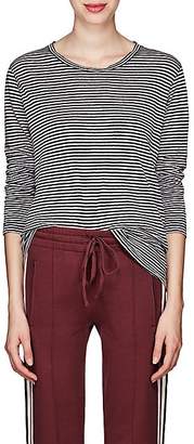 Etoile Isabel Marant Women's Kaaron Striped Linen-Cotton T-Shirt - Lilac