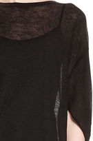 Thumbnail for your product : DKNY DKNYpure Step Hem Gauze Pullover