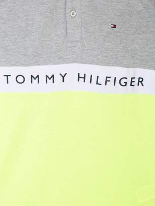 Tommy Hilfiger Junior logo print polo shirt