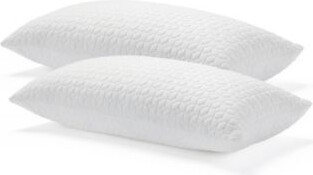 Lucid Comfort Collection Fiber & Shredded Memory Foam Pillow with