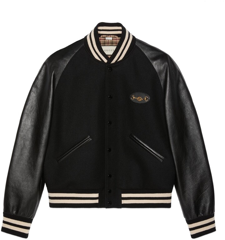 leather gucci jacket