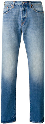 Paul Smith faded straight-leg jeans