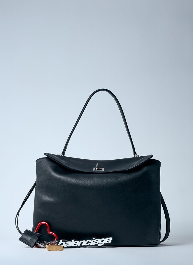 Balenciaga Medium Rodeo Handbag - Woman Handbags Black One Size
