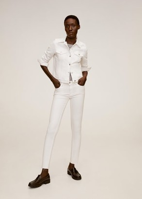 mango pocketed denim jacket