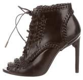 Thumbnail for your product : Jason Wu Peep-Toe Ankle Boots Black Peep-Toe Ankle Boots