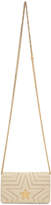 Thumbnail for your product : Stella McCartney Beige Small Star Flap Shoulder Bag