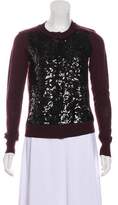 Thumbnail for your product : Diane von Furstenberg Sequined Wool Cardigan