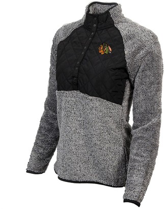 blackhawks sherpa pullover