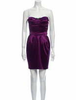 Thumbnail for your product : Dolce & Gabbana Strapless Mini Dress Purple