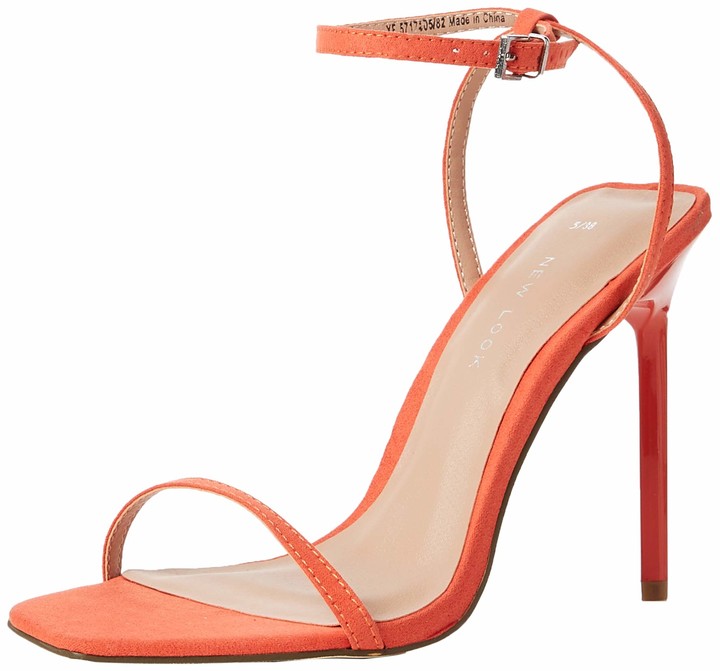 new look orange shoes