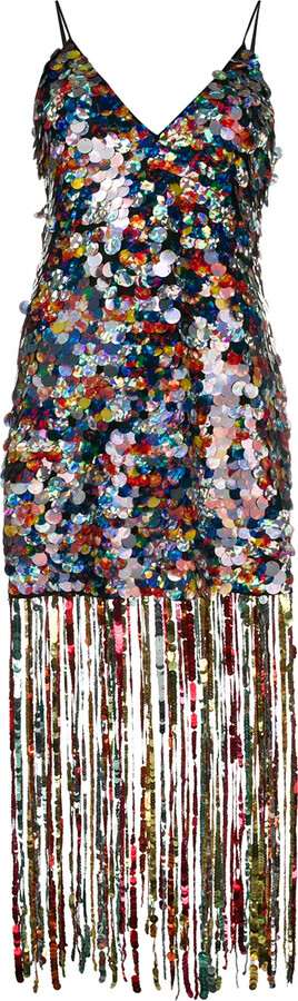 Marco De Vincenzo Sequin Embellished Dress