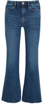 Thumbnail for your product : MiH Jeans Lou Cropped Mid-rise Flared Jeans - Mid denim