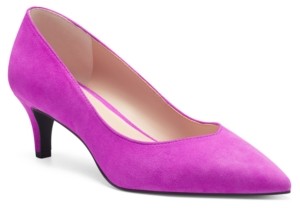 mauve kitten heel shoes