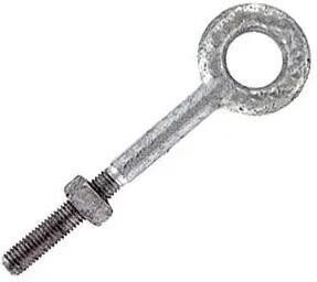 US CARGO CONTROL GVEB1X18 Eye Bolt 1', 18 in Shank, 2 in ID, Steel, Galvanized